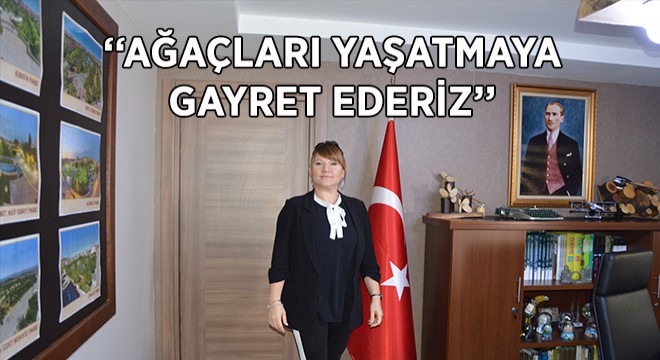 ''Park ve Bahçelerin Bakımını Kendi Ekibimizle Yapıyoruz''