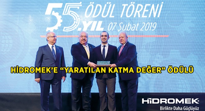 'Yaratılan Katma Değer' Ödülü HİDROMEK'in