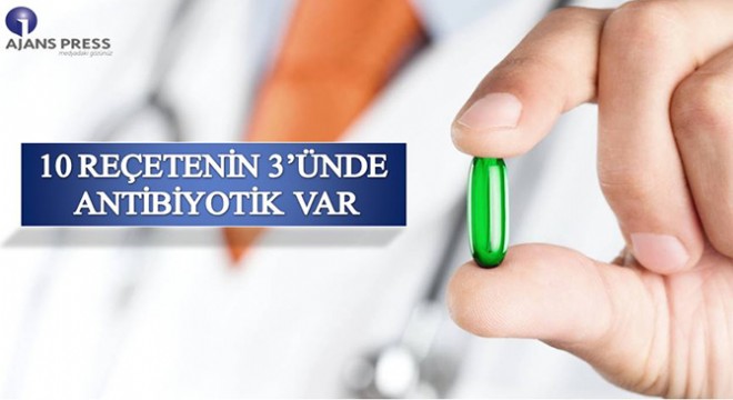 10 Reçetenin 3'ünde Antibiyotik Var
