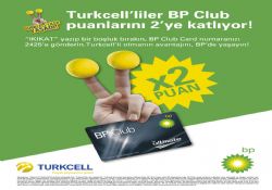 Türkiye'deki faaliyetlerinin 100. yılında BP'ninTurkcell ile gerçekleştirdiği kampanya çerçevesinde Turkcell'liler yıl sonuna kadar iki kat BP Club puan kazanacak