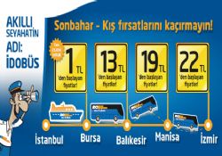 İDOBÜS, Kış Sezonunu 1 TL’ den Başlayan Koltuk Avantajıyla Açıyor