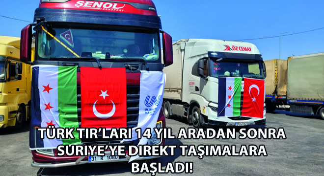 14 Yıl Aradan Sonra Türkiye ile Suriye Arasında Tarihi Adım