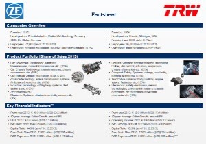 ZF, TRW Otomotiv şirketini bünyesine katıyor