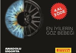 PIRELLI'DEN ANADOLU SİGORTA POLİÇE SAHİPLERİNE 