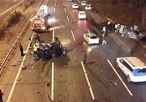 Ankara'da feci kaza