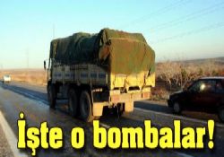 BOMBA YÜKLÜ TIR MÜHİMMAT DEPOSUNA GÖNDERİLDİ