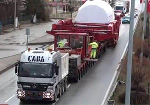 300 Tekerlekli TIR Şaşırttı