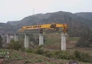 Çin'de Köprüler Böyle Yapılıyor