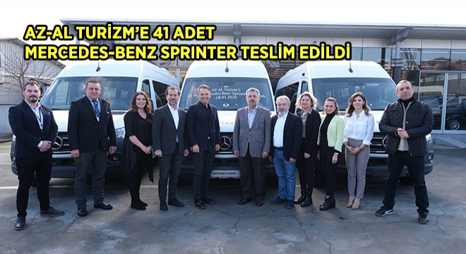 AZ-AL Turizm'e 41 Adet Mercedes-Benz Sprinter Teslim Edildi