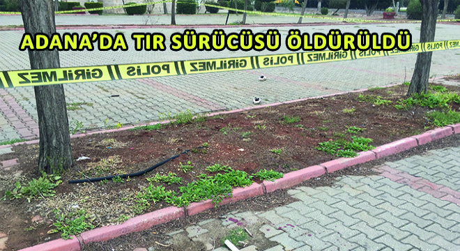 Adana'da Tır Sürücüsü Öldürüldü