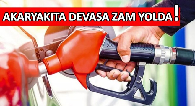 Akaryakıta Devasa Zam Yolda! Litresi 36 Lirayı Aşacak...