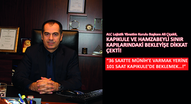 Ali Çiçekli, Kapıkule ve Hamzabeyli Sınır Kapılarındaki Bekleyişe Dikkat Çekti!