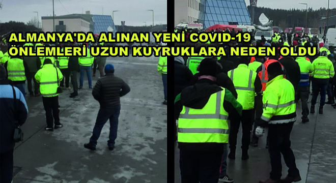 Almanya'da Alınan Yeni Covid-19 Önlemleri Uzun Kuyruklara Neden Oldu