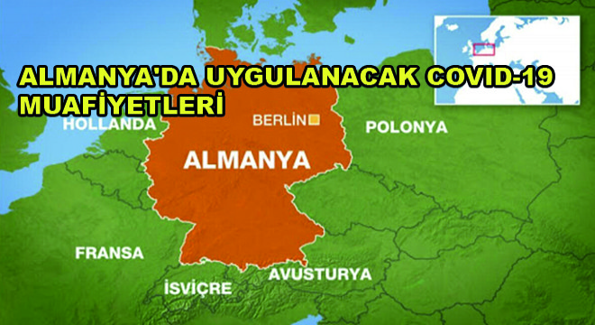 Almanya'da Uygulanacak Covid-19 Muafiyetleri