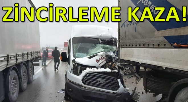 Amasya'da Zincirleme Trafik Kazası: 7 Yaralı