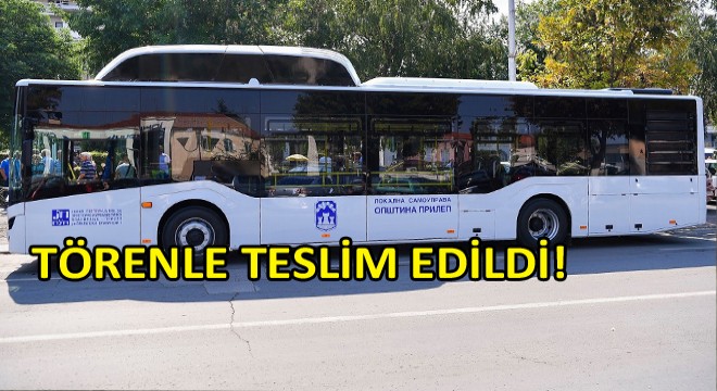 Anadolu Isuzu Makedonya'ya 4 Adet CNG Sistemli Isuzu Citiport Teslim Etti