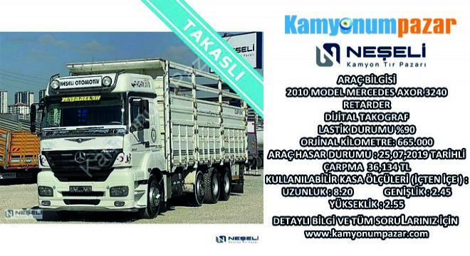 Ankara Neşeli Otomotiv Tüm Araçlarıyla KamyonumPazar'da!