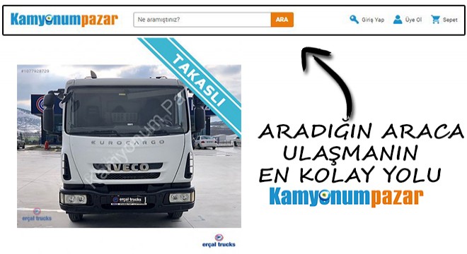 Aradığın Araca Ulaşmanın En Kolay Yolu Kamyonumpazar.com!