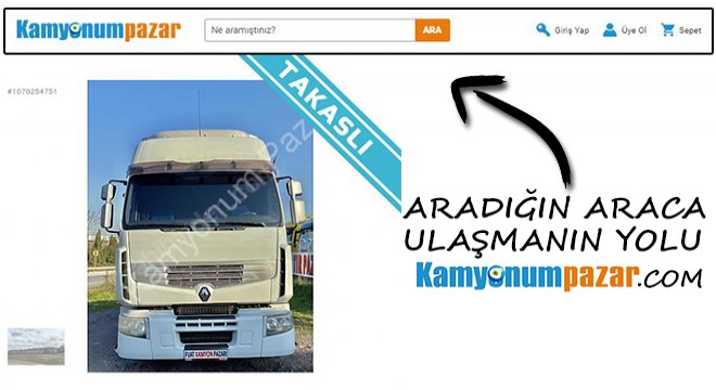 Aradığın Araca Ulaşmanın Yolu Kamyonumpazar.com!