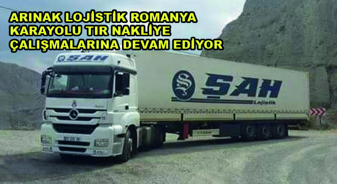 Arınak Lojistik Romanya Karayolu Tır Nakliye Çalışmalarına Devam Ediyor