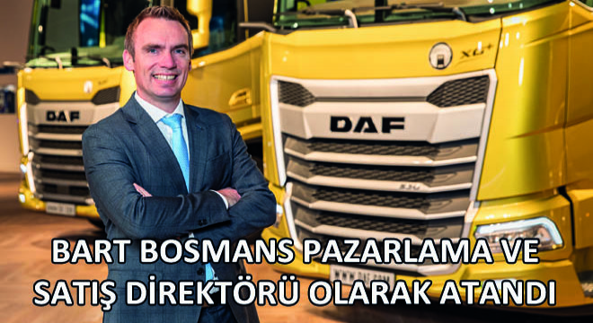 Bart Bosmans Pazarlama ve Satış Direktörü Olarak Atandı