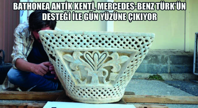 Bathonea Antik Kenti, Mercedes-Benz Türk'ün Desteği ile Gün Yüzüne Çıkıyor