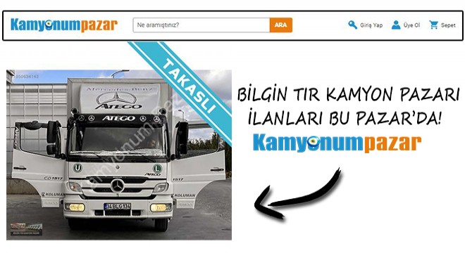 Bilgin Tır Kamyon Pazarı'nın Güncel İlanları Kamyonumpazar'da!