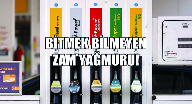 Bitmek Bilmeyen Zam Yağmuru!