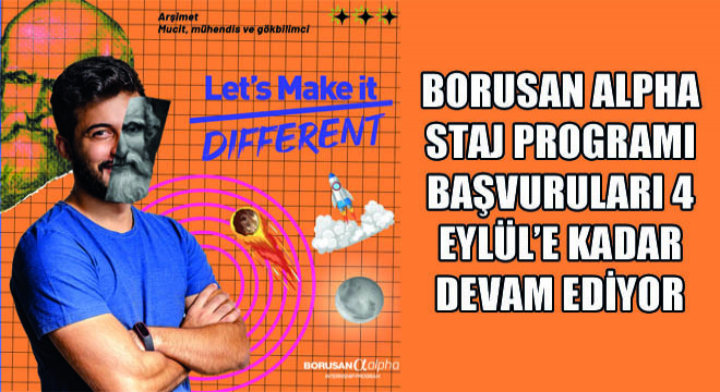 Borusan Alpha Staj Programı Başvuruları 4 Eylül'e Kadar Devam Ediyor