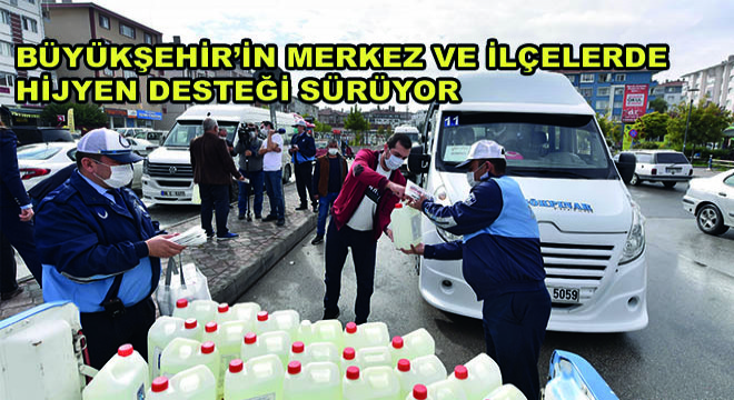 Büyükşehir'in Merkez ve İlçelerde Hijyen Desteği Sürüyor