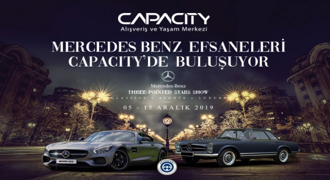 Capacity AVM'de Mercedes-Benz Efsane Otomobiller Sergisi