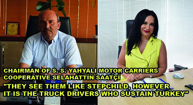 Chairman of S. S. Yahyalı Motor Carriers Cooperative Selahattin Saatçi;
