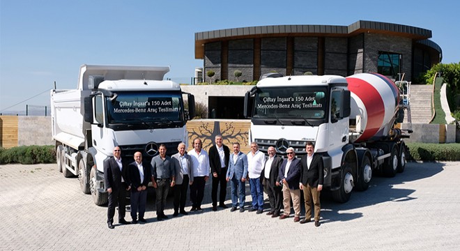Çiftay İnşaat'a 150 Adet Yeni Mercedes-Benz Araç Teslim Edildi