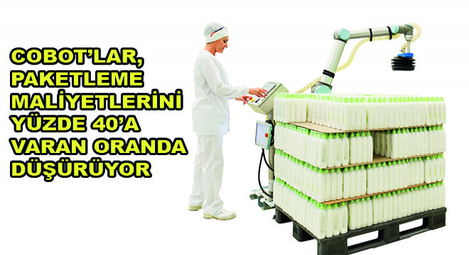 Cobot'lar, Paketleme Maliyetlerini Yüzde 40'a Varan Oranda Düşürüyor