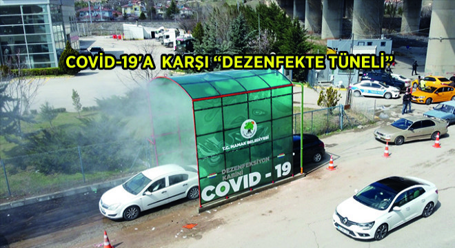 Covid-19'a  Karşı Dezenfekte Tüneli