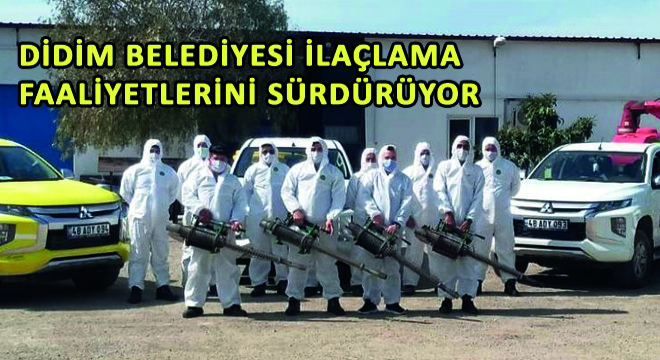 Didim Belediyesi İlaçlama Faaliyetlerini Sürdürüyor