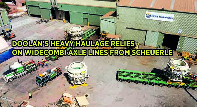 Doolan's Heavy Haulage Relies On Widecombi Axle Lines From Scheuerle