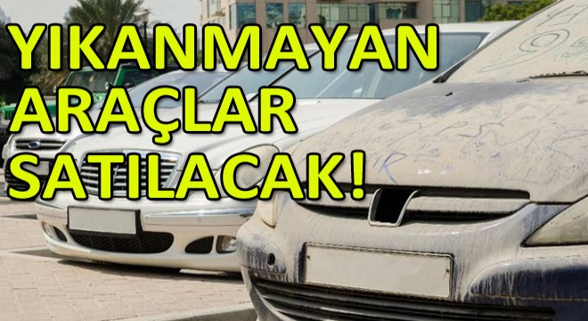 Dubai Belediyesi, Sokakta Bırakılan Kirli Araçları Açık Arttırmayla Satacak