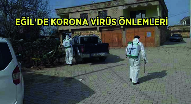 Eğil'de Korona Virüs Önlemleri