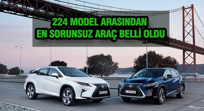 En Sorunsuz Araç Belli Oldu