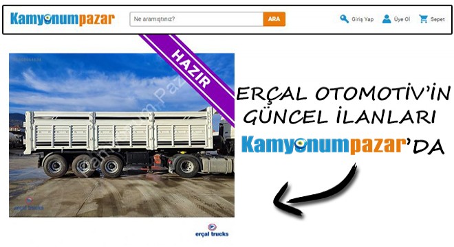 Erçal Otomotiv'in En Güncel İlanları Kamyonumpazar’da!