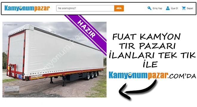 Fuat Kamyon Tır Pazarı İlanları Tek Tık ile Kamyonumpazar.com'da!