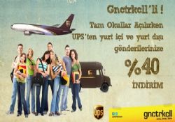Gnçtrkcll'lilere UPS'den % 40 İndirim