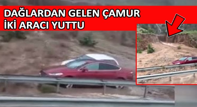 Heyelan İki Aracı Yuttu; 1 Kişi Yaşamını Yitirdi