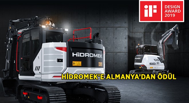 Hidromek'e Almanya'dan ''Ürün Tasarım Ödülü''