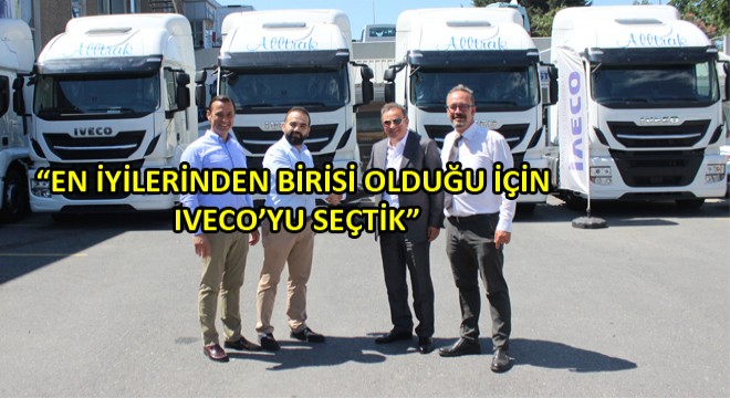 IVECO Otomotiv 5 Adet Stralis Çekiciyi Alltrak'a Teslim Etti