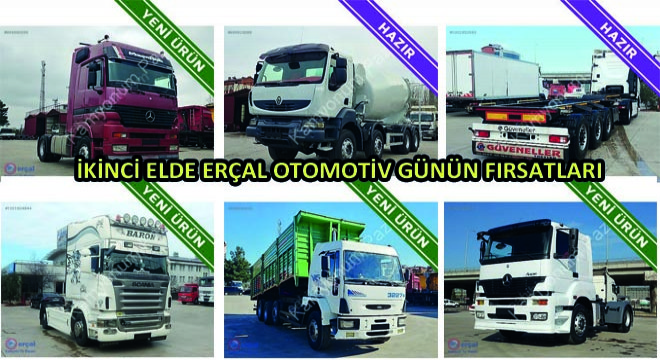 İkinci Elde Erçal Otomotiv Günün Fırsatları