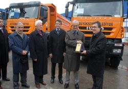 Iveco'dan Samsun Belediyesi'ne 10 adet Trakker teslimatı