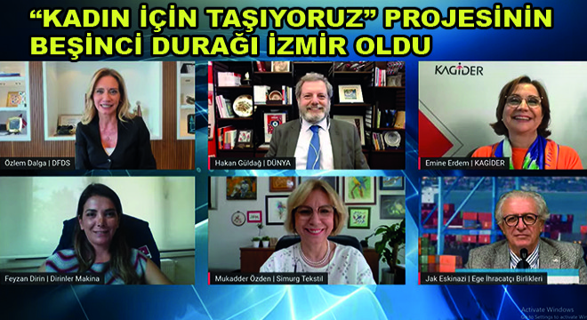Kadın İçin Taşıyoruz Projesinin Beşinci Durağı İzmir Oldu