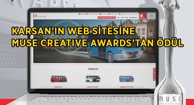Karsan WEB Sitesi 'Silver Winner' Ödülü Aldı